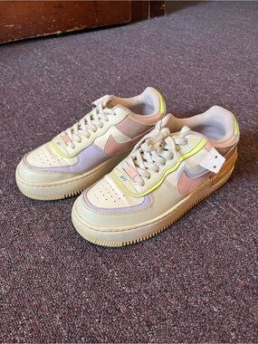 Nike Air Force 1 Shadow Beige Multi Color Great Condition